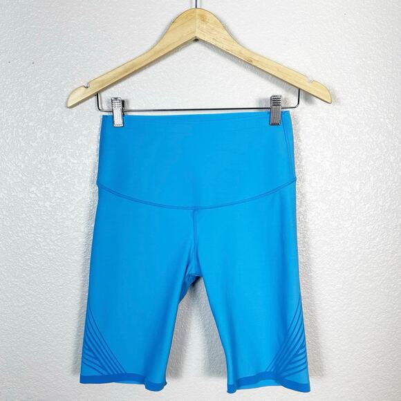 Fanka Womens Body Sculpt Reversible Athletic Workout Bike Short in Blue Medium - Picture 1 of 11